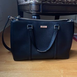 Kate Spade Tote Bag (Black w/ Gold Hardware)